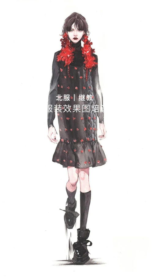 北服寒假服裝效果圖手繪精品課程公開預約中